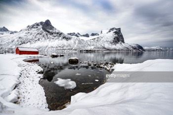Winterlandschap op Senja