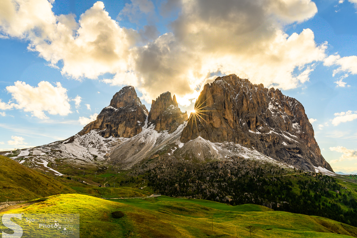 Langkofel in de Dolomieten