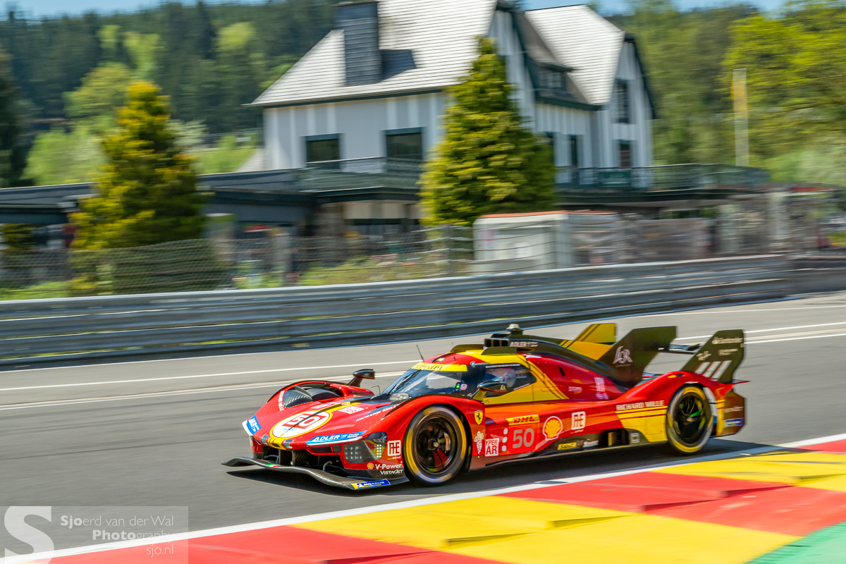 Ferrari 499P op Spa Francorchamps