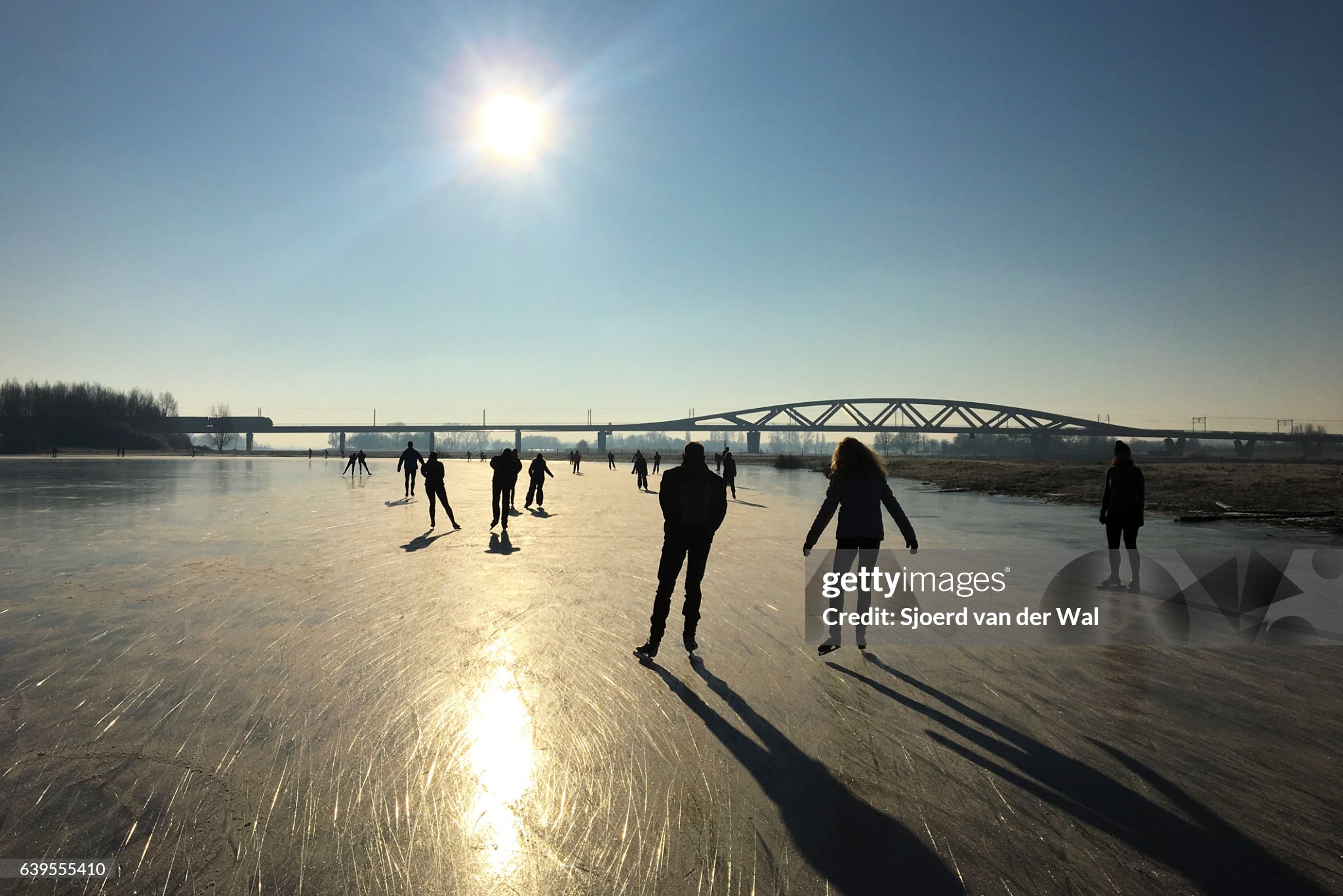 Schaatsen bij het Engelse Werk
